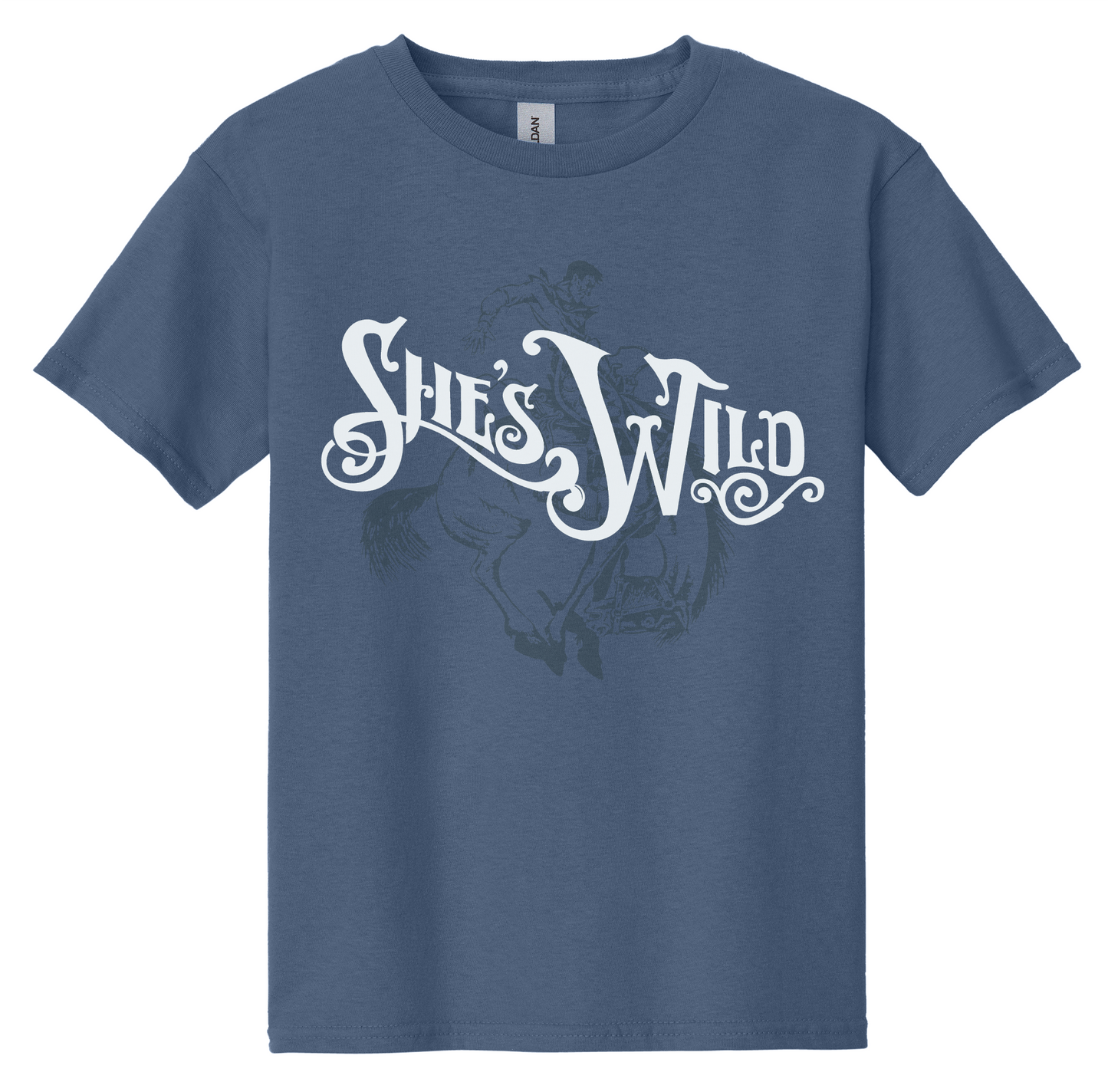 Youth She's Wild Tone-on-Tone Tee
