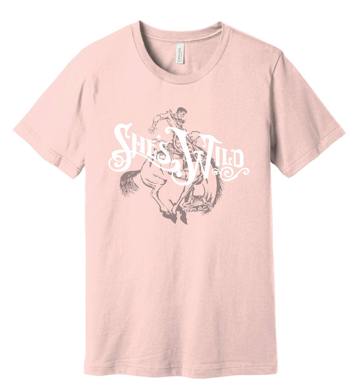 She's Wild Tone-on-Tone Tee