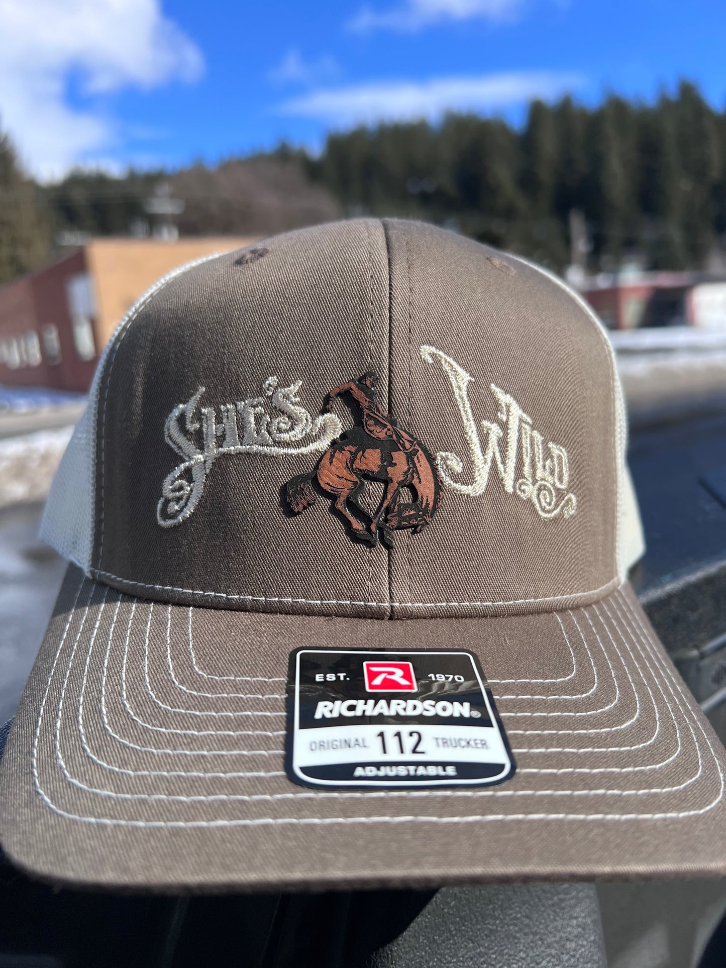 She's Wild with Rider Patch Meshback Cap