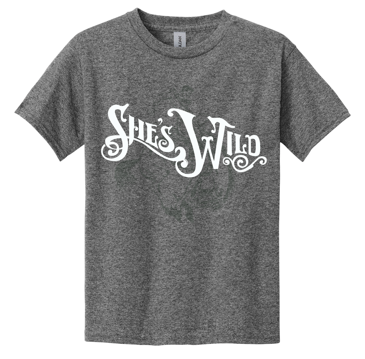 Youth She's Wild Tone-on-Tone Tee