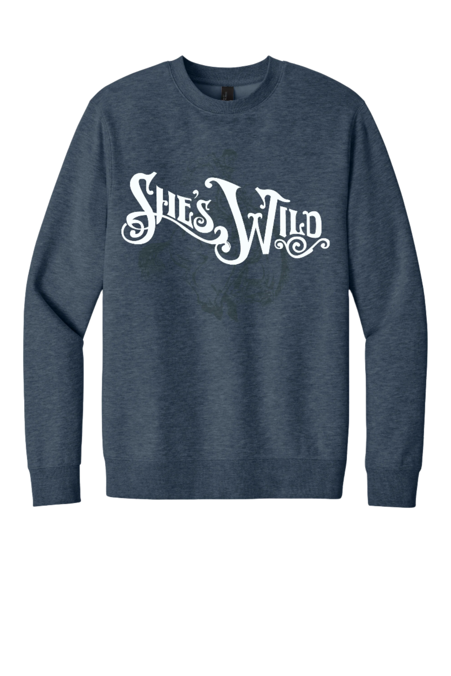 She's Wild Tone-on-Tone Crewneck