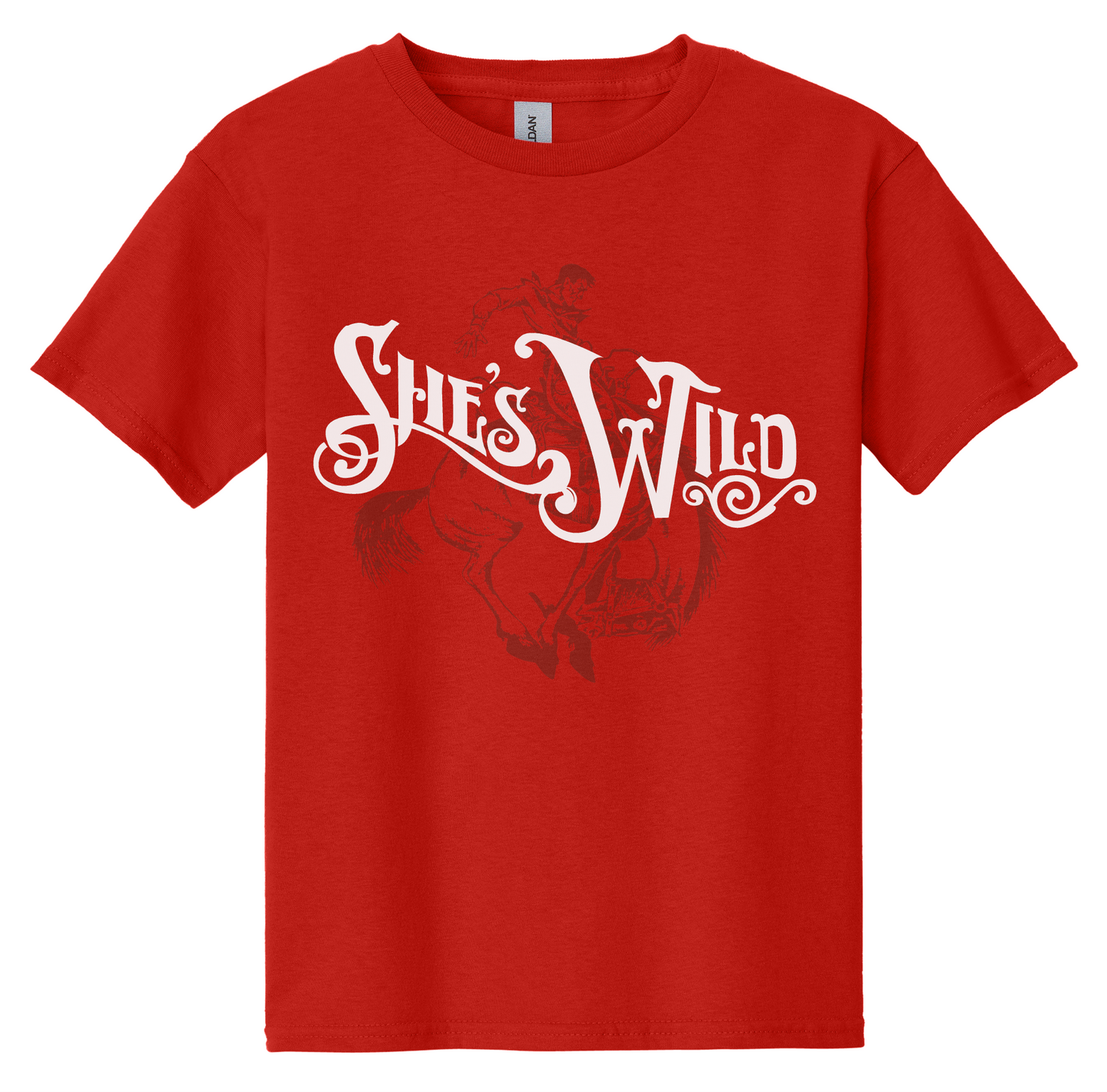 Youth She's Wild Tone-on-Tone Tee