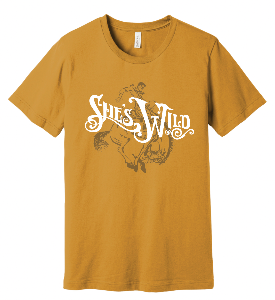 She's Wild Tone-on-Tone Tee
