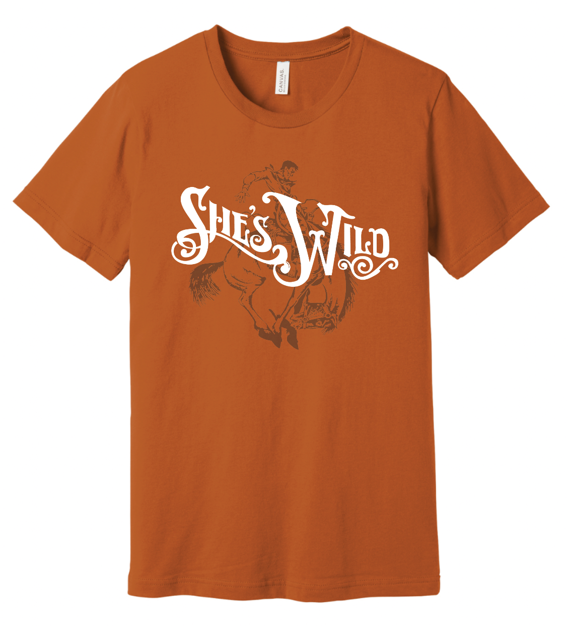 She's Wild Tone-on-Tone Tee