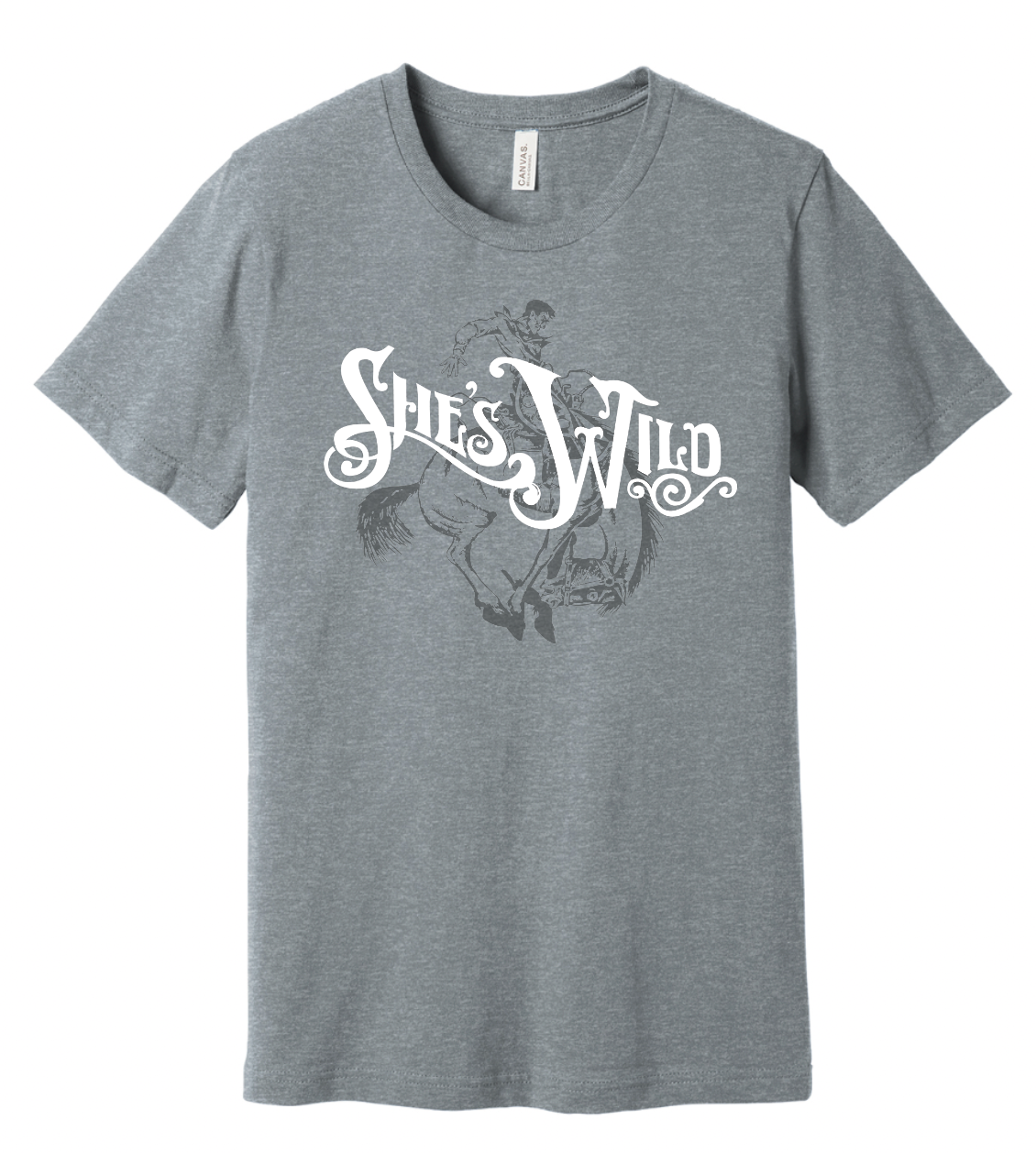 She's Wild Tone-on-Tone Tee