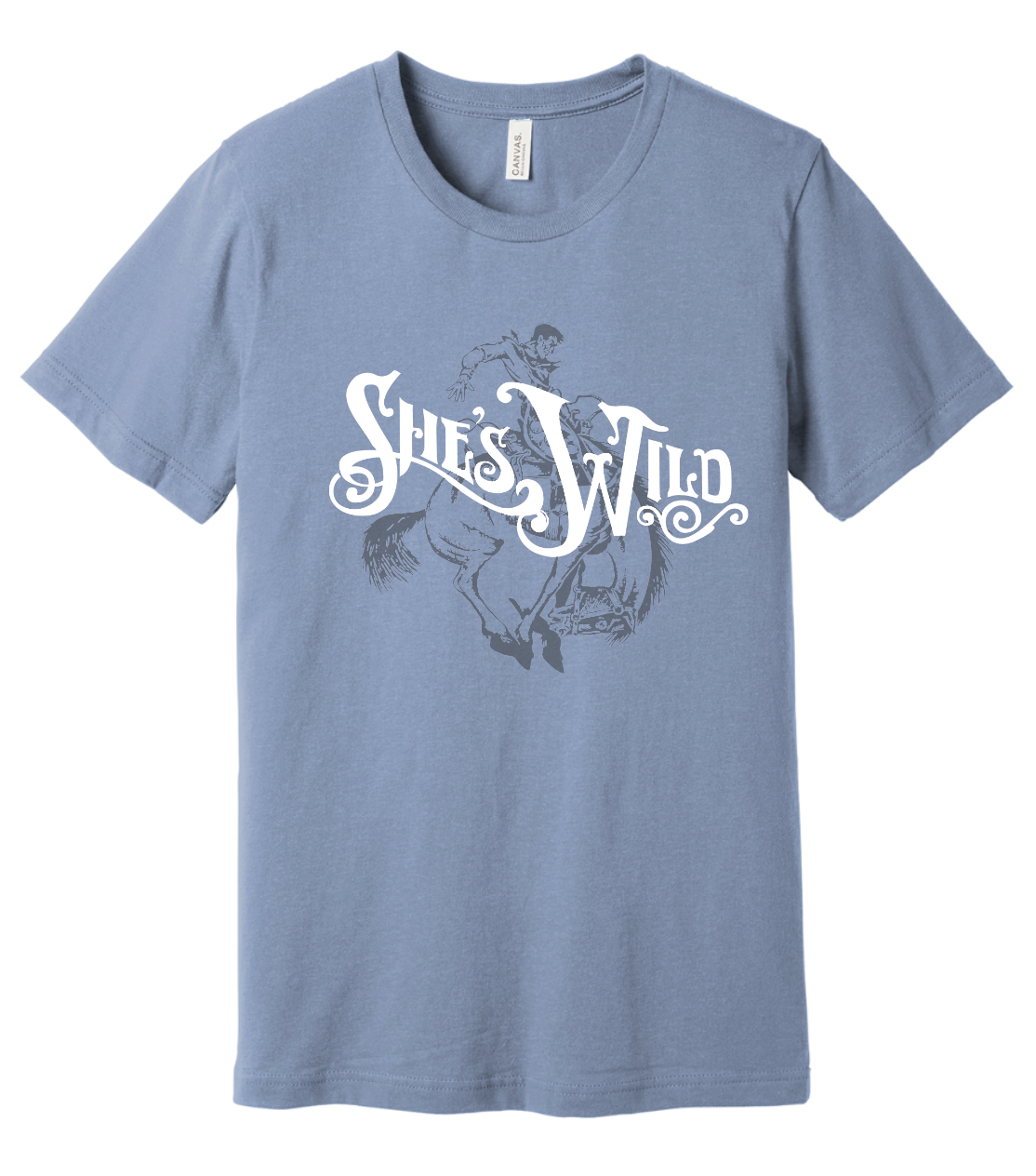 She's Wild Tone-on-Tone Tee