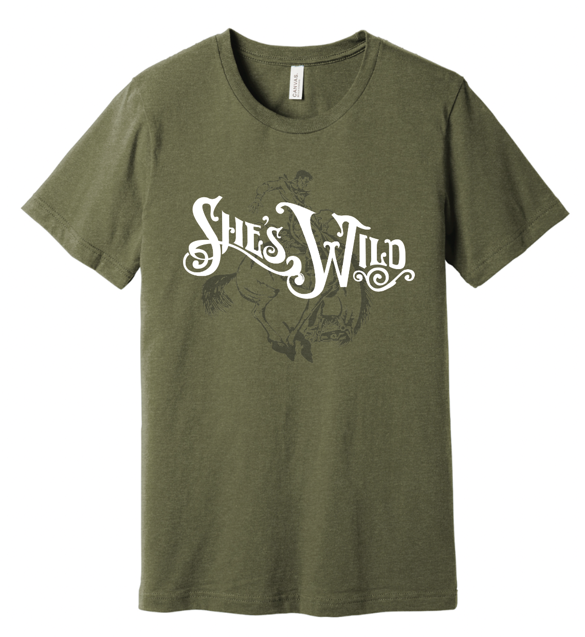 She's Wild Tone-on-Tone Tee