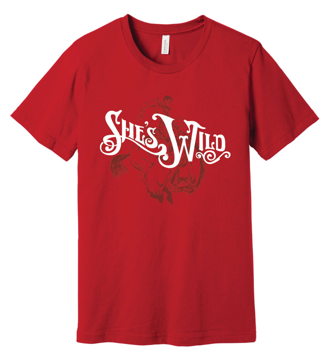 She's Wild Tone-on-Tone Tee