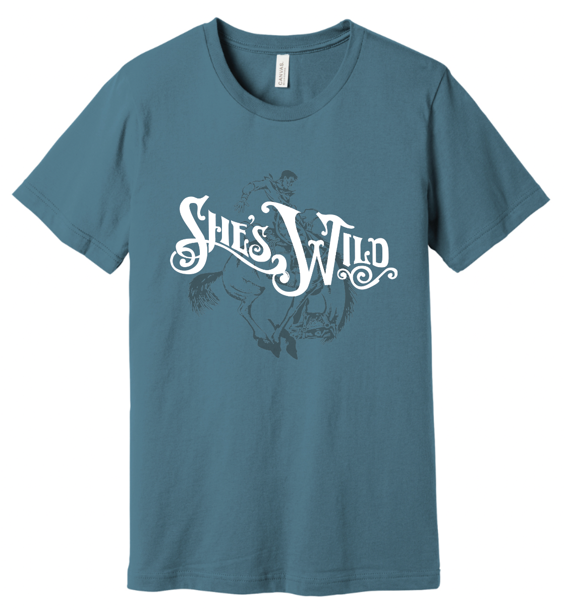 She's Wild Tone-on-Tone Tee