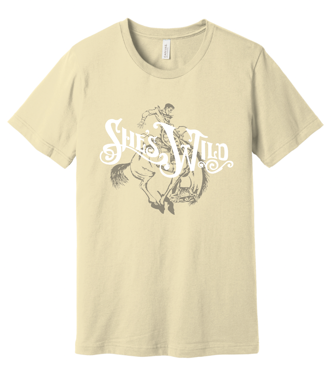 She's Wild Tone-on-Tone Tee