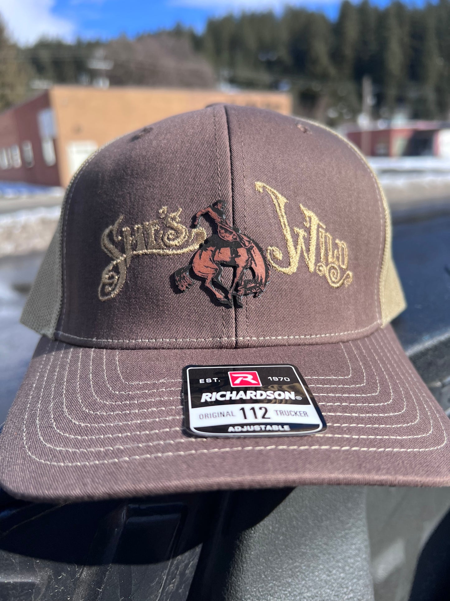 She's Wild with Rider Patch Meshback Cap