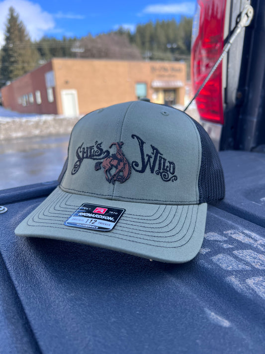 She's Wild with Rider Patch Meshback Cap