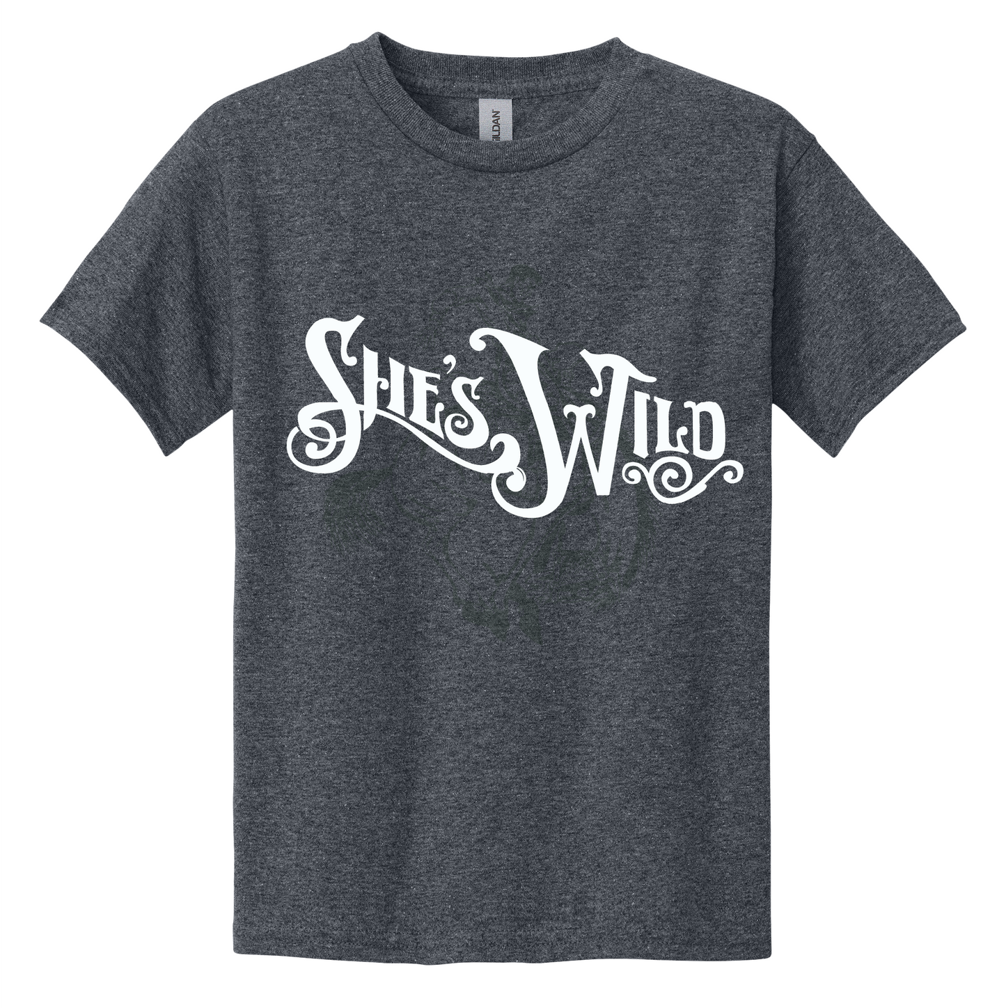 Youth She's Wild Tone-on-Tone Tee