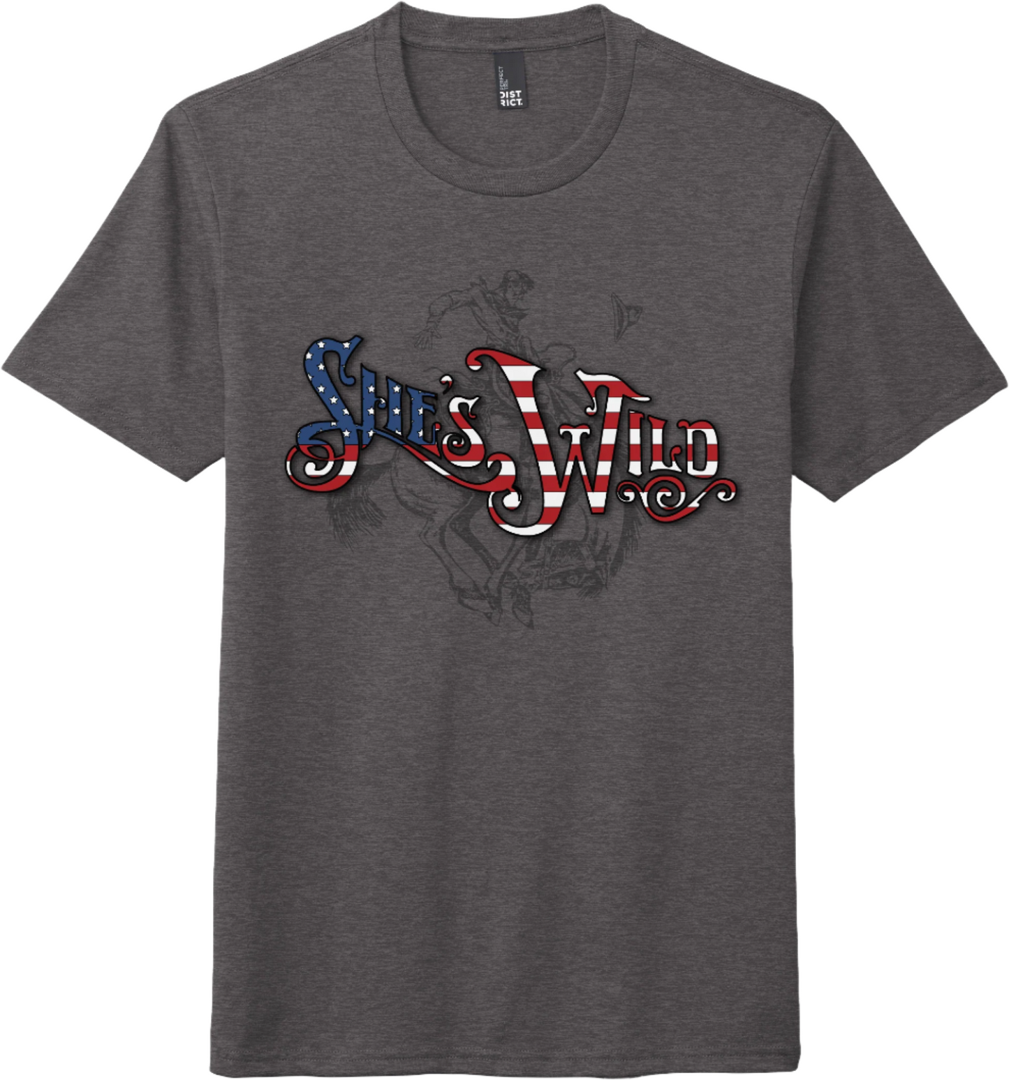 She's Wild Flag Text Tee